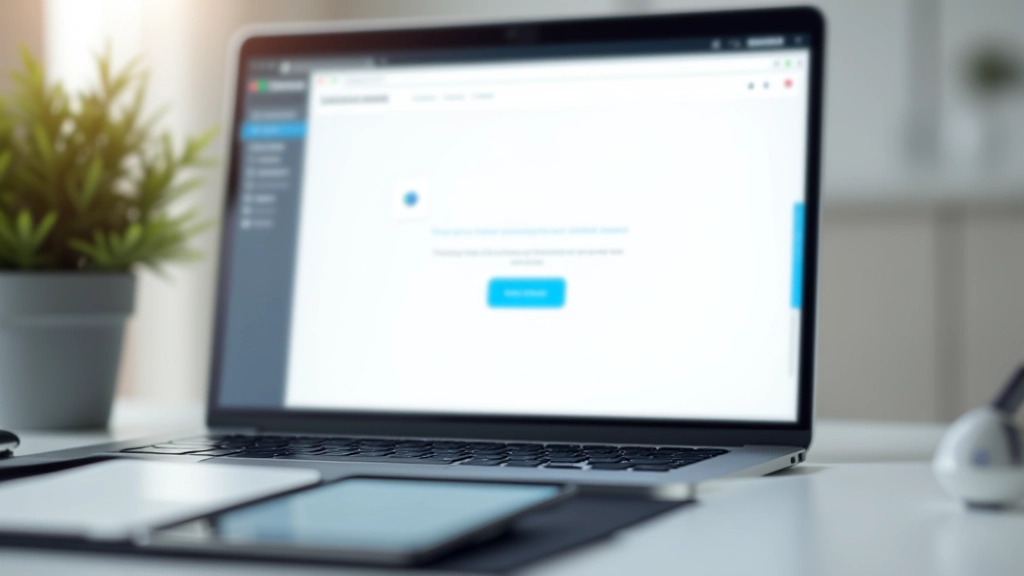 Exemplo de botão CTA com alto contraste visual, usando cores complementares e design moderno em página web de conversão
