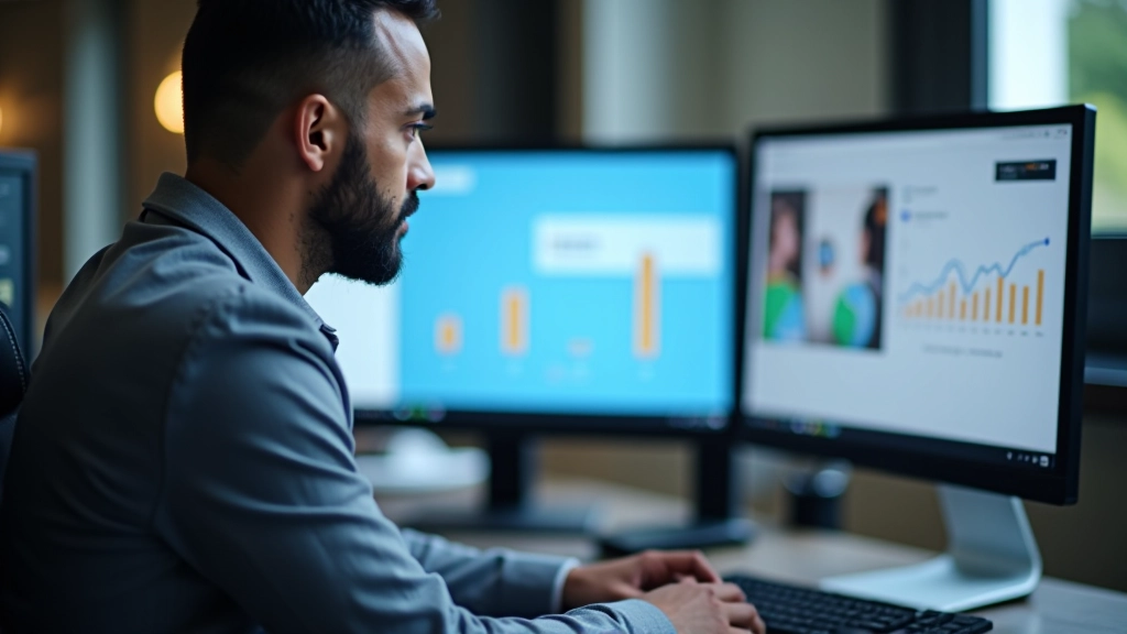 Análise de métricas de conversão e dados de landing pages em dashboard profissional