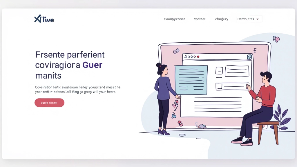 Landing page structure and flow