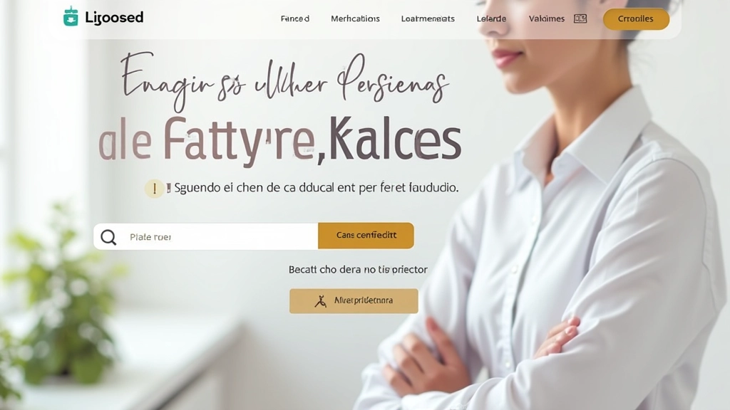 Landing page hero section design