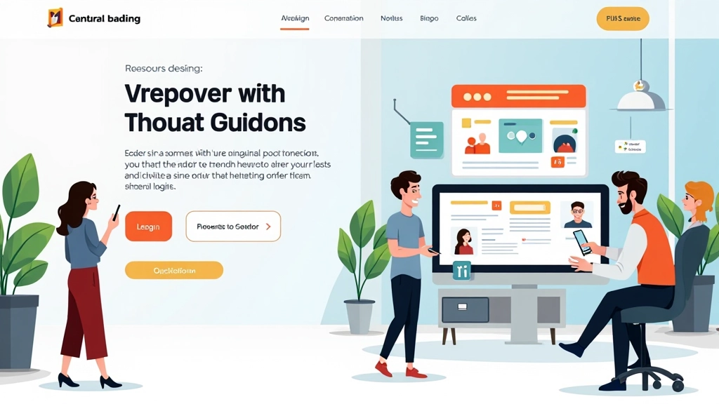 Visual storytelling in landing pages
